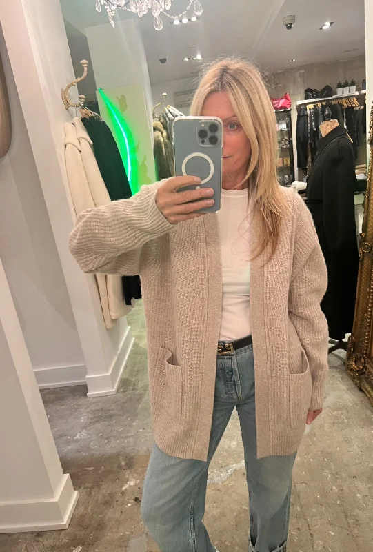 Best Bargains White & Warren - Cashmere Ribbed Open Cardigan