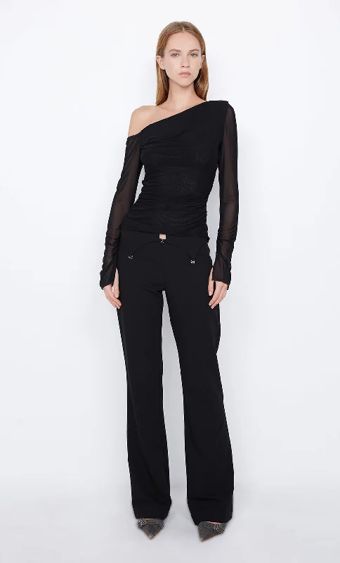Seasonal Sale LIV LONG SLEEVE TOP - BLACK