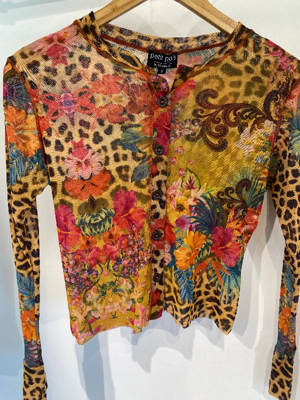 Mega Discount Leopard B. F Cardigan
