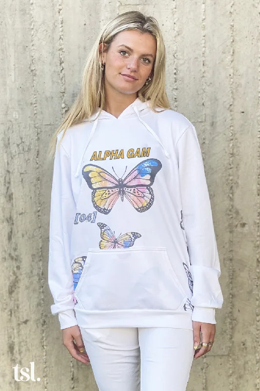 Limited Edition Alpha Gamma Delta Butterfly Legacy Hoodie