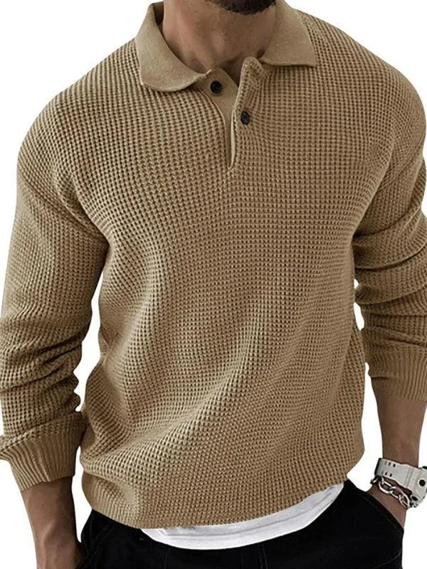 Major Savings Urban Polo Pullover Men Sweater