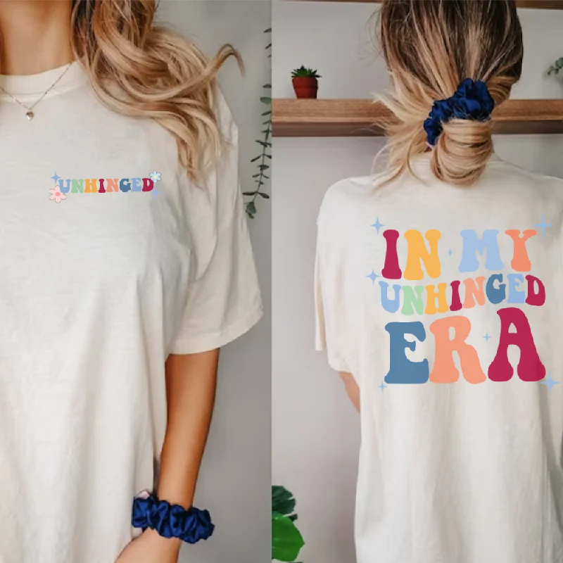 Weekend Specials to Love In My Unhinged Era Front & Back Logo T-shirt