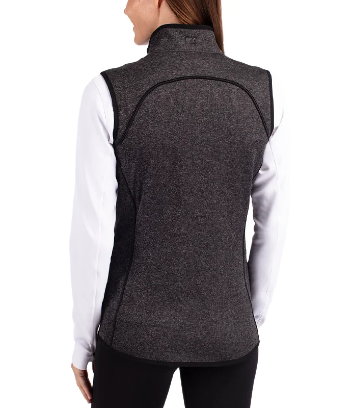 Markdown Madness Cutter & Buck Mainsail Sweater Knit Womens Full Zip Vest by Cutter & Buck Apparel