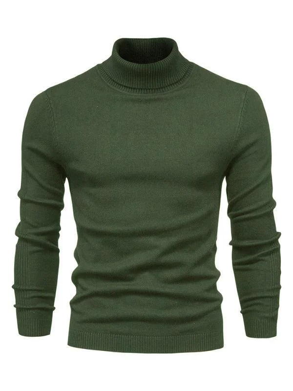 Weekend Bargains to Grab Knitwear Turtleneck Men Pullover Sweater