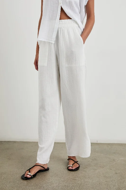 Unbeatable Prices LEON PANT - WHITE