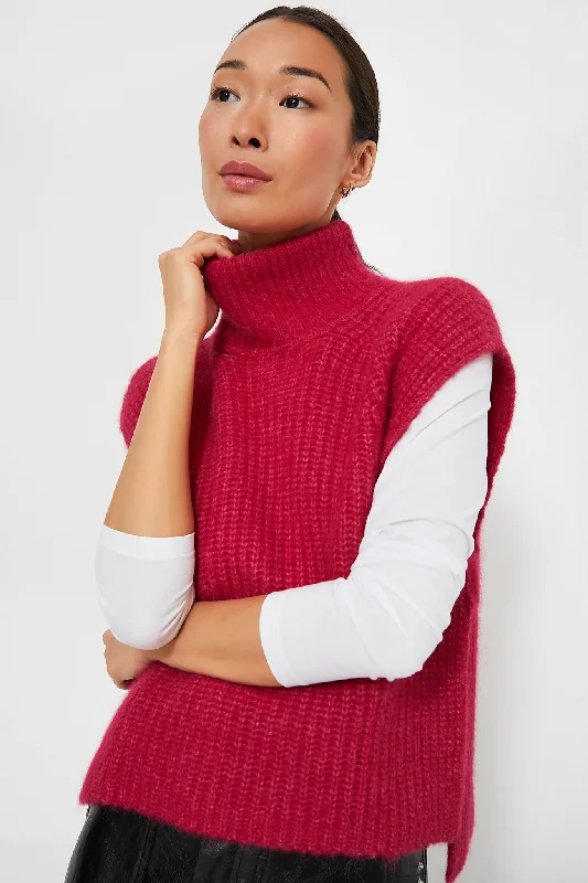 One-Day Only Raspberry Megan Sweater