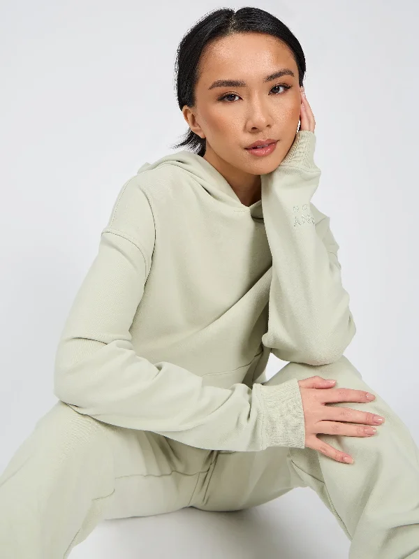 Don't Wait Boyfriend Cloud Hoodie - Pistachio