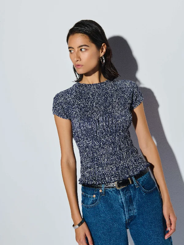 Weekend Shopping Made Better Sissi Top - Confetti Print