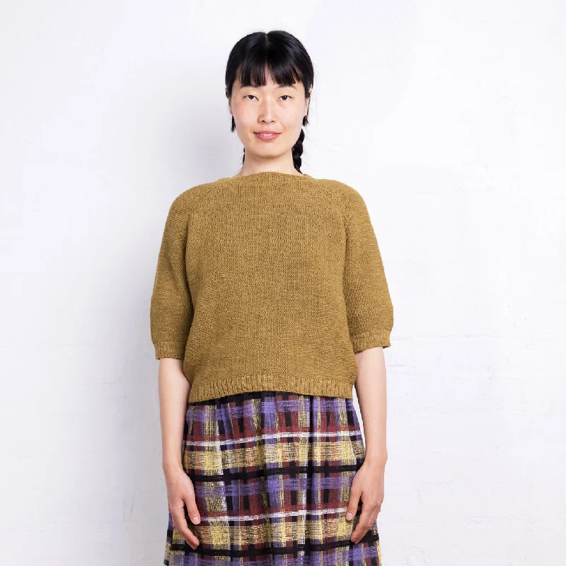Overstock Sale Women's Lise Half Sleeve Sweater - 100% Baby Alpaca - Pistachio (S-L) Overstock Sale Women's Lise Half Sleeve Sweater - 100% Baby Alpaca - Pistachio (S-L)