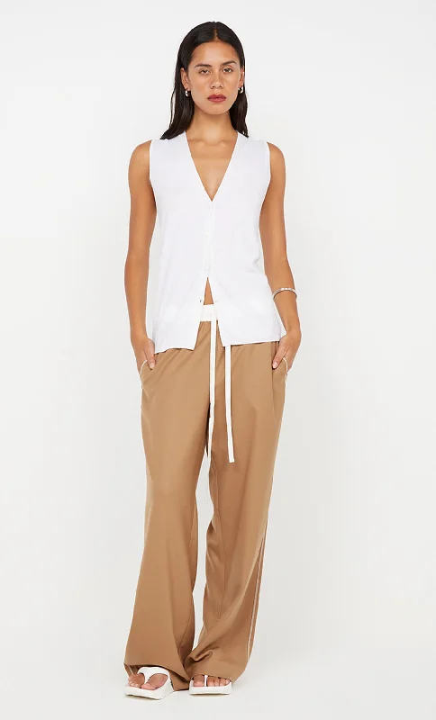 Huge Discounts ILUKA BUTTONED VEST - WHITE