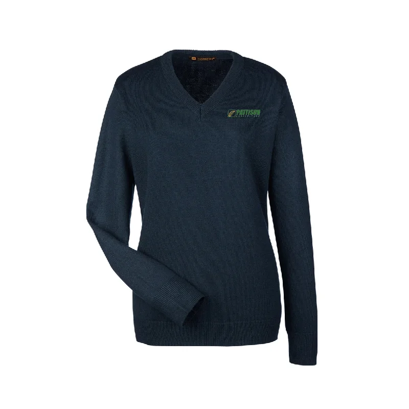 Great Deal Ladies Harriton Pilbloc™ V-Neck Sweater