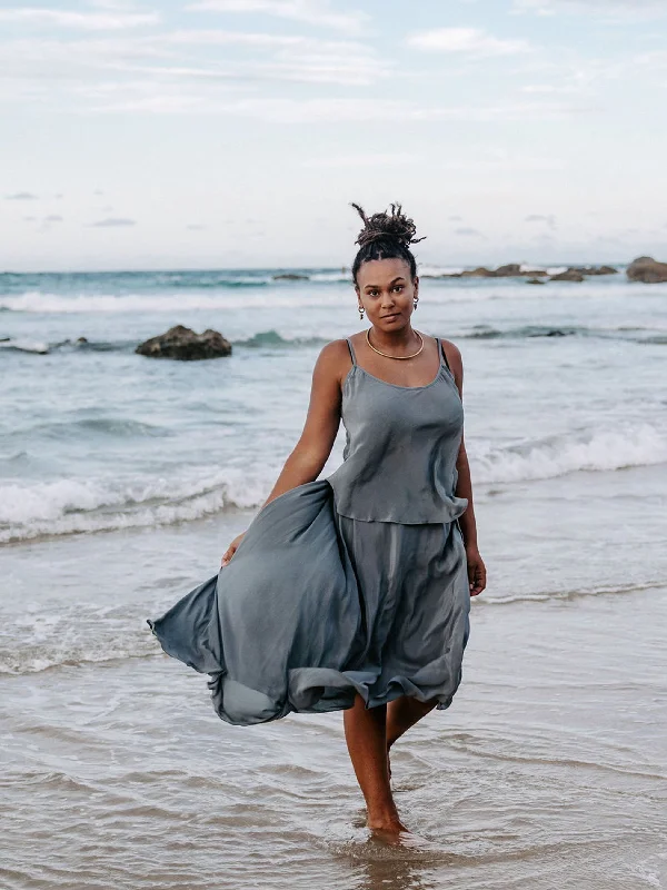 Flash Sale Silk Cami - Sky