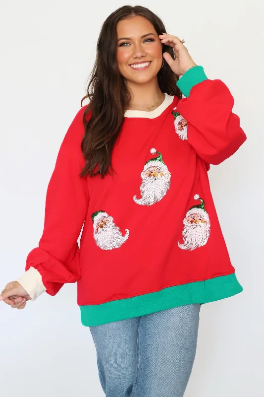 Flash Sale Santa's Coming Sweatshirt (final sale)