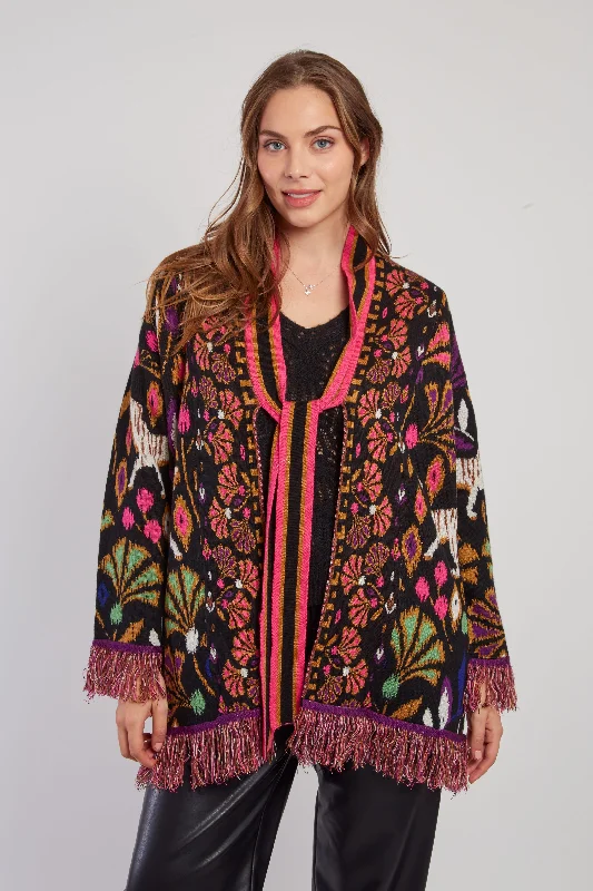 Crazy Deal Darwin  tie front Cardigan