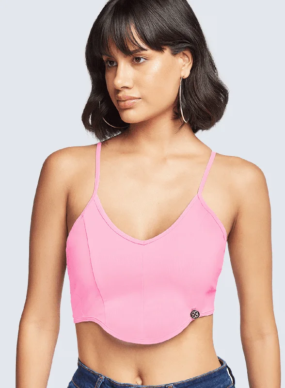 Weekend Discounts to Delight TOP PARADISE-PINK
