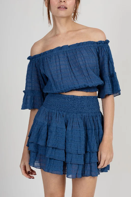 Celebrate the Weekend with Discounts Barbara + Tati Blue Set