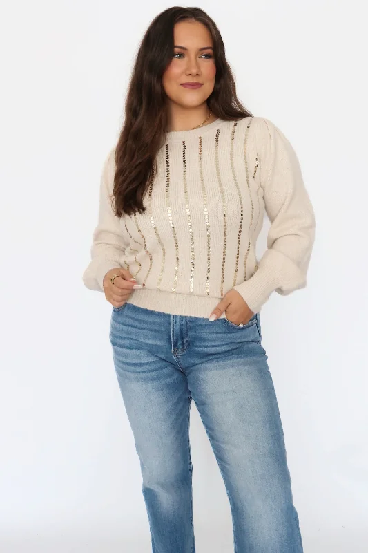 Low Prices Ellie Sequin Sweater (FINIAL SALE)