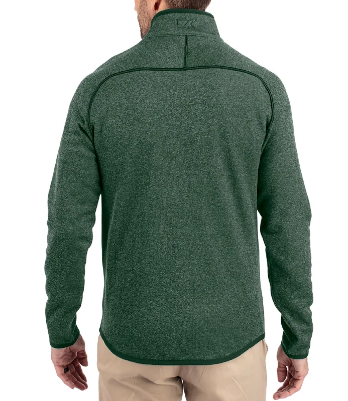 Super Sale Cutter & Buck Mainsail Sweater-Knit Mens Full Zip Jacket by Cutter & Buck Apparel