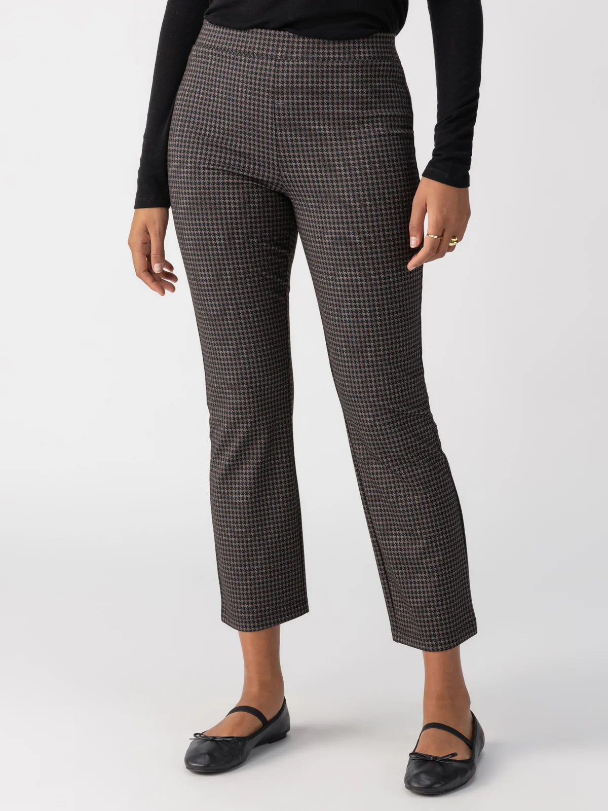 Incredible Offers Carnaby Kick Crop - Shadow Check