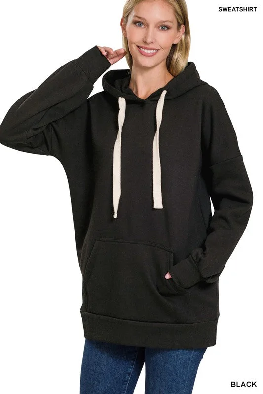 Stock Clearance OVERSIZED HOODIE LONGLINE SWEATSHIRT