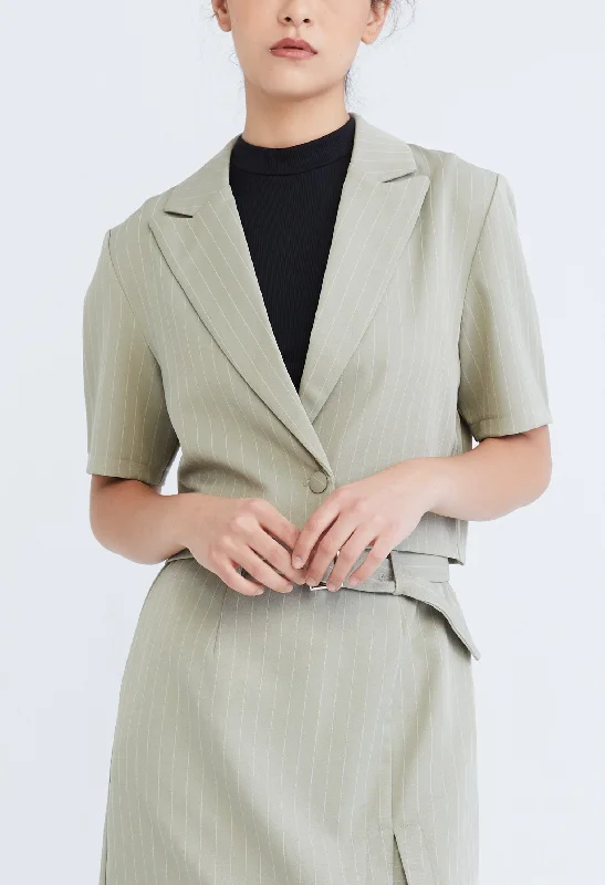 Shop Now Vertical Striped Blazer