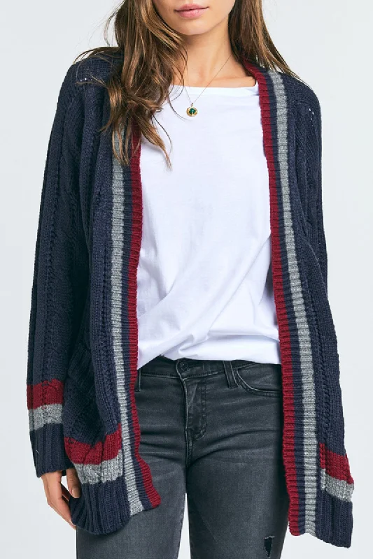 Year-End Clearance Casual Striped Pocket Tops Sweater