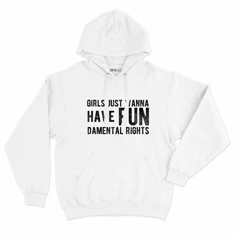 Special Offer Girls Just Wanna Have Fundamental Rights Feminist Hoodie