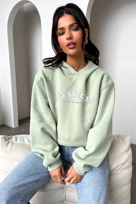 Weekend Specials to Celebrate Los Angeles Hoodie - Sage
